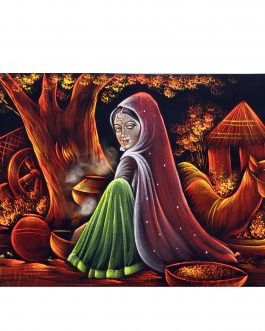 Velvet Cloth Painting