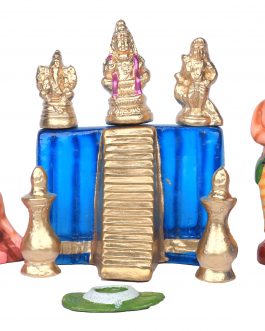 Paper Mache Iyyappasamy (Irumudi) (Set)