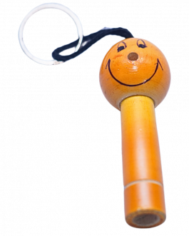 Wood Whistle key chain