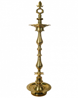 Brass Padikai Engraving Lamp
