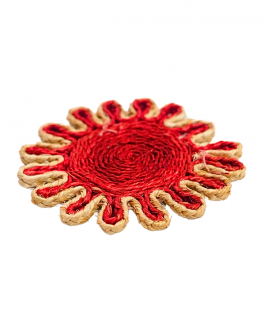 Banana fiber Tea Coaster Set Design