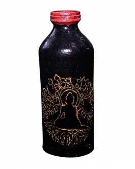Pottery Water Bottle Black