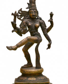 Bronze Dancing Arthanareswarar