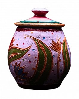 Pottery Bowl with cap