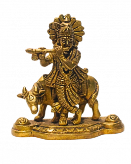 Brass Cow Krishnan
