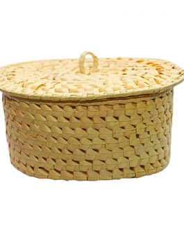 Palm leaf  Oval box