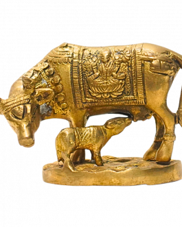 Brass Cow and calf