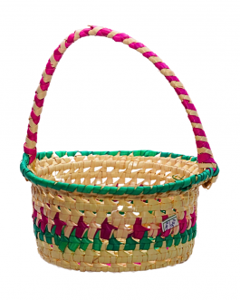 Palm leaf Flower Basket