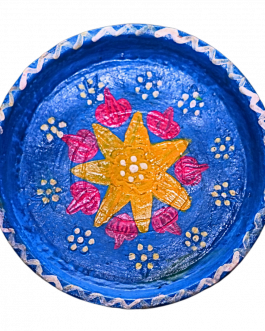 Pottery Design Plate small (blue)
