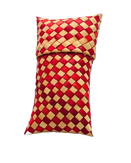 Palm Leaf Pencil box square