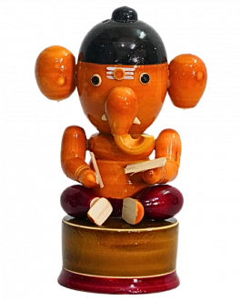 Wood Ganesh