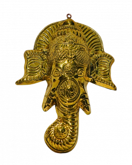 Brass Ganesh Face
