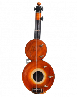 Wood Long Guitar with key hanger