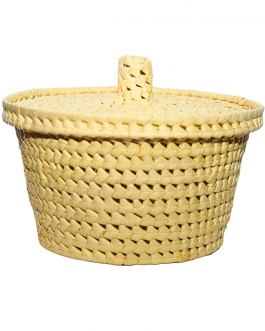 Palm leaf Round Fruit bowl