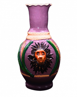 Pottery Lion head (ash color)