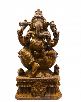 Vaagai Wood Vinayagar