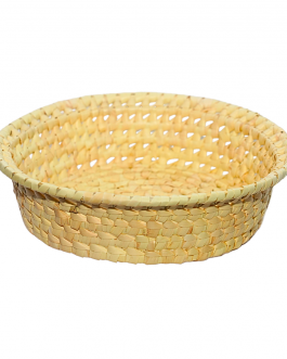 Palm leaf Round Tray Medium