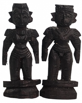 Wood Marapatchi Doll Set Small