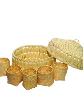 Palm leaf Masala box