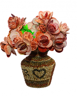 Sea Shell Pot Flower Vase big