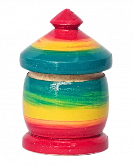 Wood Kumkum box Small