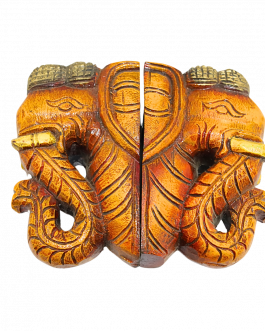 Vaagai Wood Elephant WallMount