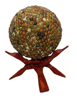 SeaShell Ball with Stand Small