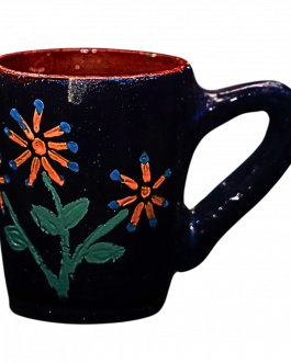 Pottery Water Cup Blue