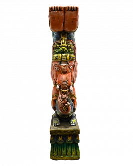 Vaagai Wood Ganapathy Doing Yoga