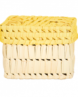 Palm Leaf Square Box
