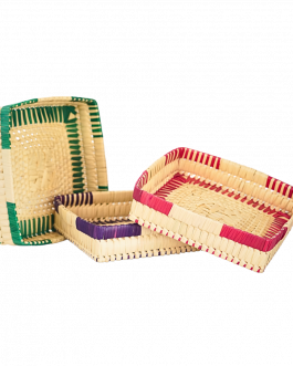 Palm leaf Square Tray