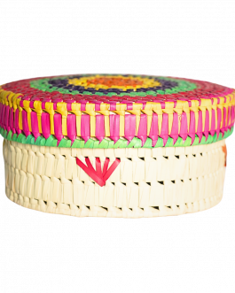 Palm leaf Round Box _ Gift Box