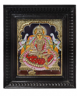 Tanjore Painting Gajalakshmi