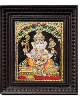 Tanjore Painting Ganapathi
