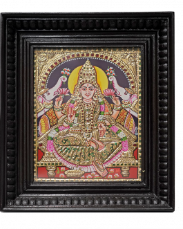 Tanjore Painting Gajalakshmi