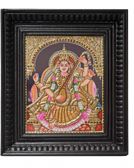 Tanjore Painting Saraswathi