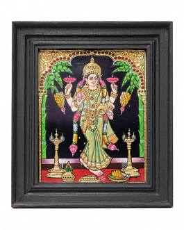 Tanjore Painting Kiraga Lakshmi