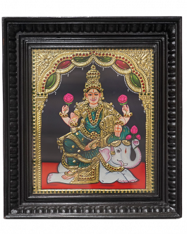 Tanjore Painting Gajalakshmi