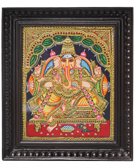 Tanjore Painting Vinayagar