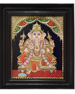 Tanjore Painting Vinayagar