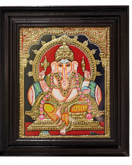 Tanjore Painting Vinayagar