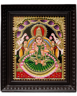 Tanjore Painting Gajalakshmi