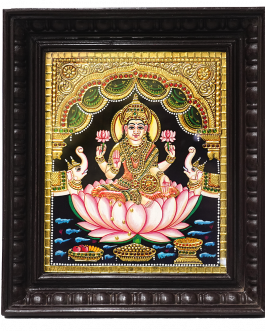 Tanjore Painting Gajalakshmi