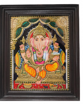 Tanjore Painting Vinayagar