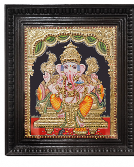Tanjore Painting Vinayagar