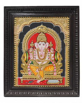 Tanjore Painting Vinayagar