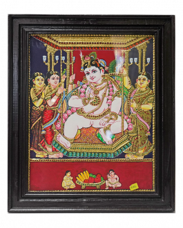 Tanjore Painting Krishna