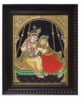 Tanjore Painting Radha Krishna
