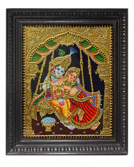 Tanjore Painting Radha Krishna