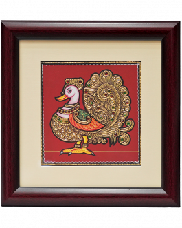 Tanjore Painting Peacock